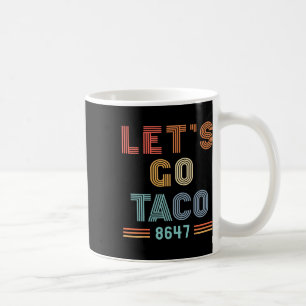 Taza De Café Vamos Taco 8647 Bandera De EE. UU. 86 47 Hombres M