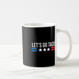 Taza De Café Vamos Taco Divertido Usa Nosotros Bandera Vintage