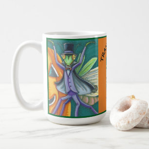 TAZA DE CAFÉ VAMPIRE TRANSYLVANIA MANTIS, HALLOWEEN BUG MUG