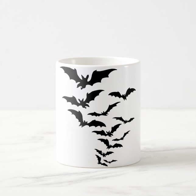 Taza De Café Vampiro Bat Halloween Mug (Centro)
