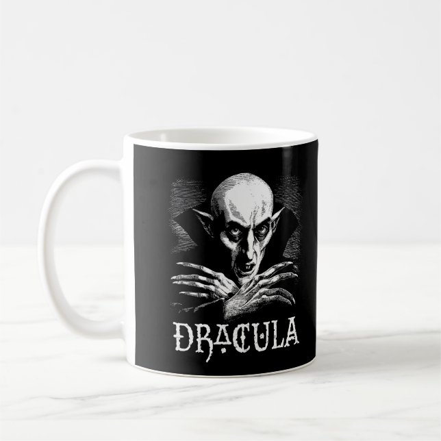 Taza De Café Vampiro de Count Dracula Halloween (Izquierda)