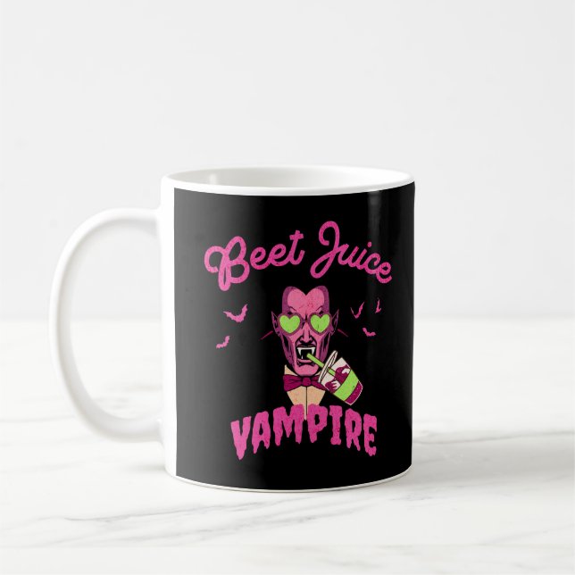 Taza De Café Vampiro de jugo de remolacha (Izquierda)