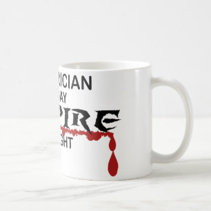 Taza De Café Vampiro del electricista por noche