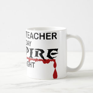Taza De Café Vampiro del profesor de la historia por noche