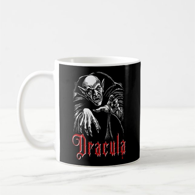 Taza De Café Vampiro Drácula (Izquierda)