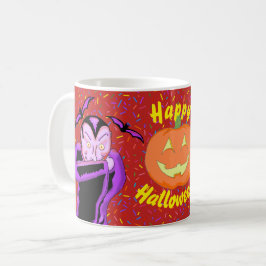 Taza De Café Vampiro Halloween Mug