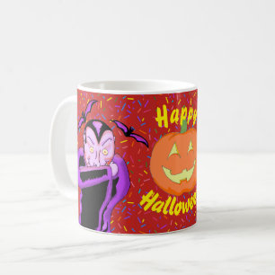 Taza De Café Vampiro Halloween Mug