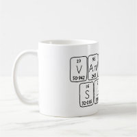 Vampiro Slayer frase de tabla periódica mug