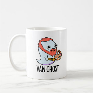 Taza De Café Van Ghost Funny Artista Ghost Pun