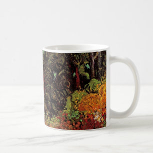 Taza De Café Van Gogh - Cipreses con dos figuras femeninas