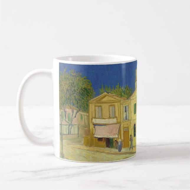 Taza De Café Van Gogh el | la casa amarilla el | 1888 (Izquierda)
