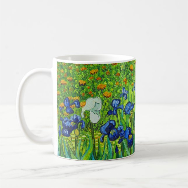 Taza De Café Van Gogh Irises (Izquierda)