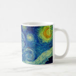 Taza De Café Van Gogh - La noche estrellada<br><div class="desc">La obra de arte de Van Gogh - "La noche estrellada" aparece en esta taza. ¡Un cielo nocturno tan vivo con suntuosos giros! **Mira productos relacionados con este diseño en nuestra tienda y descubre opciones más asombrosas con esta maravillosa imagen: https://www.zazzle.com/collections/arty_gifts_for_the_van_gogh_fan_in_your_life-119079521028472120?rf=238919973384052768</div>