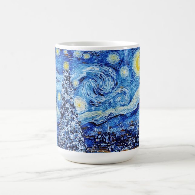 Taza De Café Van Gogh - La noche estrellada - Publicación de Na (Centro)