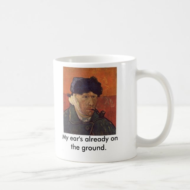Taza De Café Van Gogh, mi oído ya en la tierra (Derecha)