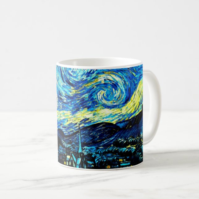 Taza De Café Van Gogh - Noche estrellada (Anverso derecho)