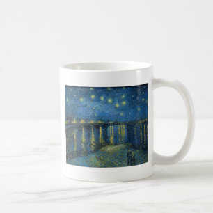 Taza De Café Van Gogh: Noche estrellada sobre el Rhone