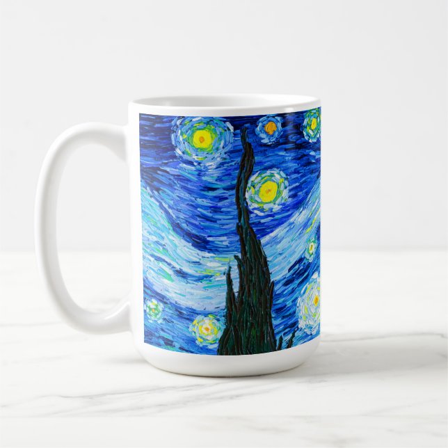 Taza De Café Van Gogh Starry Night (Izquierda)