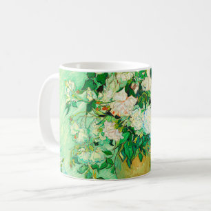 Taza De Café Van Gogh White Roses