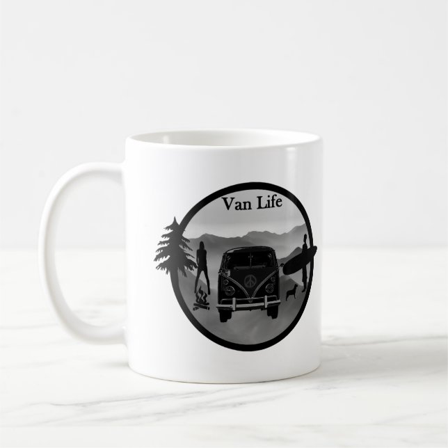Taza De Café Van Life adventures (Izquierda)