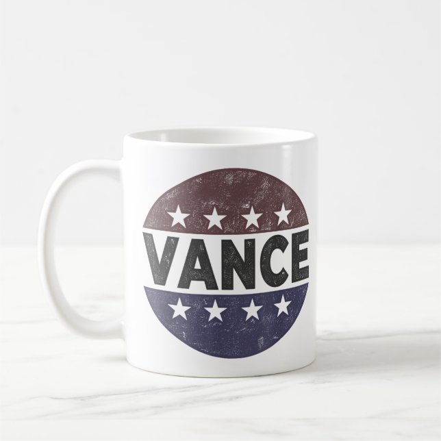 Taza De Café Vance 2028 JD Vance Presidente 2028 (Izquierda)