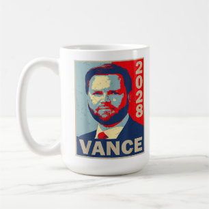 Taza De Café Vance 2028 presidente 28 republicano vintage