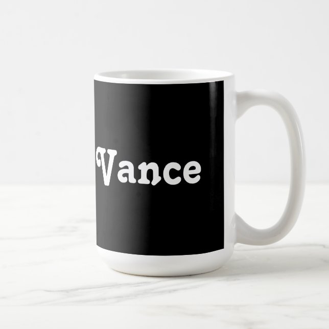 Taza De Café Vance de mug. (Derecha)