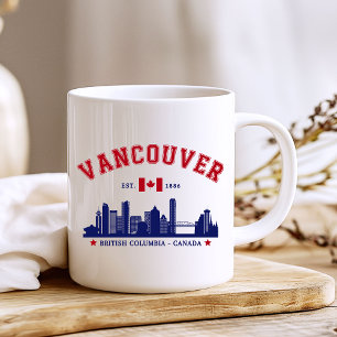 Taza De Café Vancouver Canada Skyline Mug   Canadian City 