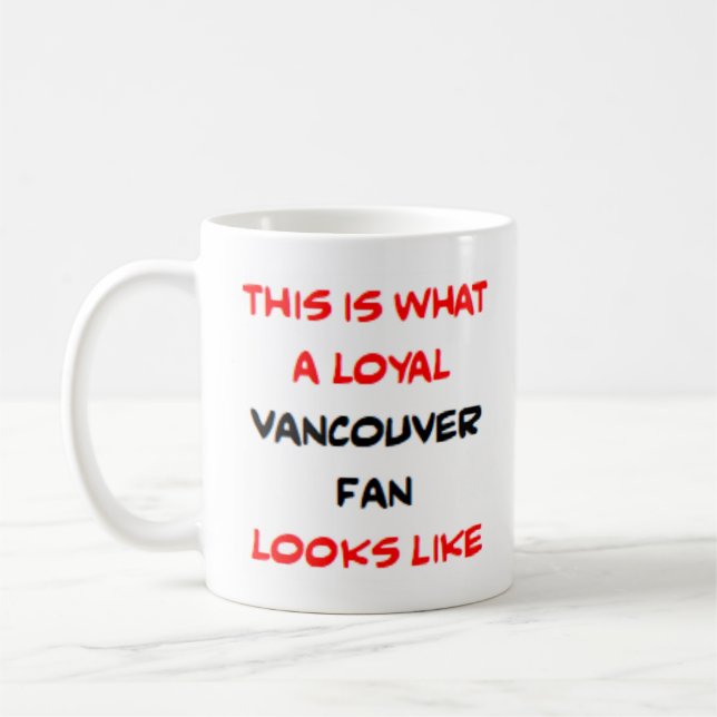 Taza De Café vancouver fan, loyal (Izquierda)