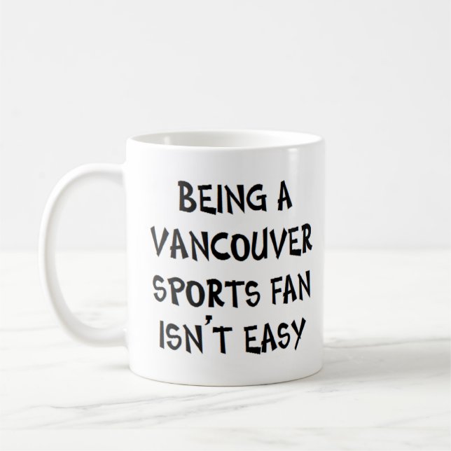 Taza De Café vancouver sports fan, being (Izquierda)
