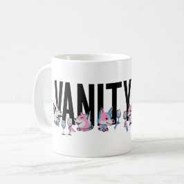 Taza De Café Vanity Fur Magazine Fiesta Limited Edition BLUE