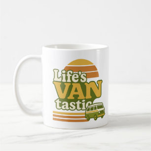 Taza De Café VANtastic Retro 70s Van Graphic