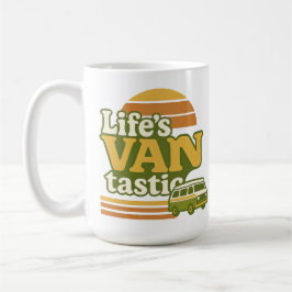 Taza De Café VANtastic Retro 70s Van Graphic