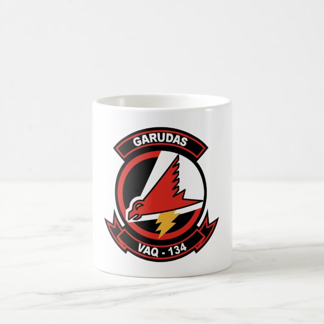 Taza De Café VAQ-134 Garudas (Centro)