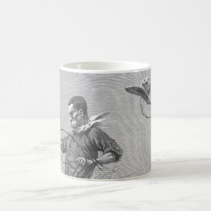 Taza De Café Vaqueiros de Rodeo Antiguos, Potro Salvaje de Remi