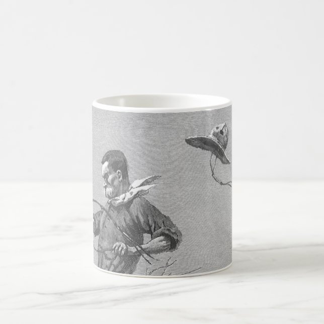 Taza De Café Vaqueiros de Rodeo Antiguos, Potro Salvaje de Remi (Centro)