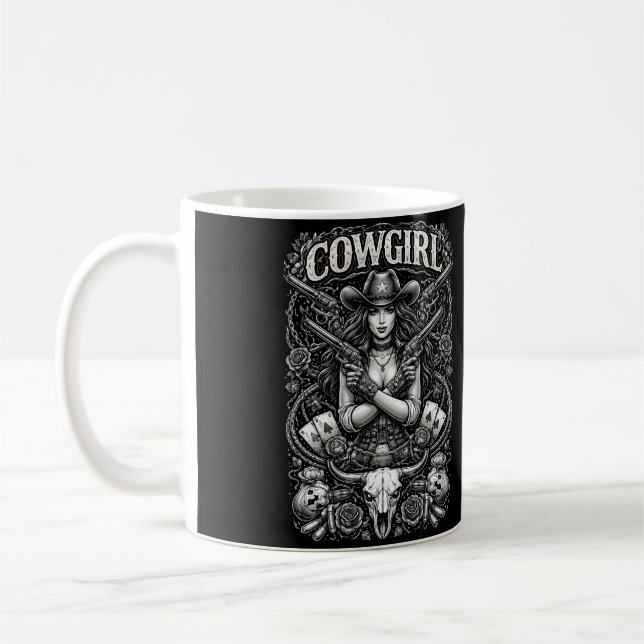 Taza De Café Vaquera de Hierro (Izquierda)