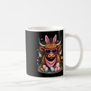 Taza De Café Vaquera de vaca de conejo de Pascua