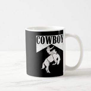 Taza De Café Vaquera niña Rodeo País de Caballo Motociclista Oc