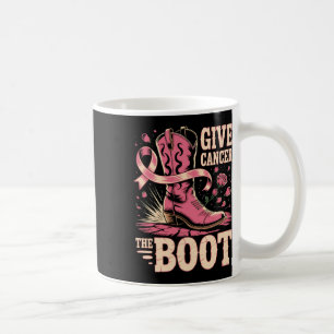 Taza De Café Vaquero Con Cáncer De Mama Da Cáncer A La Vaquera 