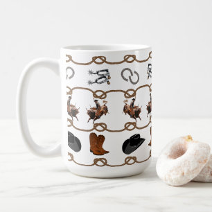 Taza De Café Vaquero Country Occidental