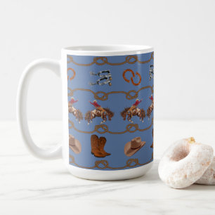 Taza De Café Vaquero Country Occidental