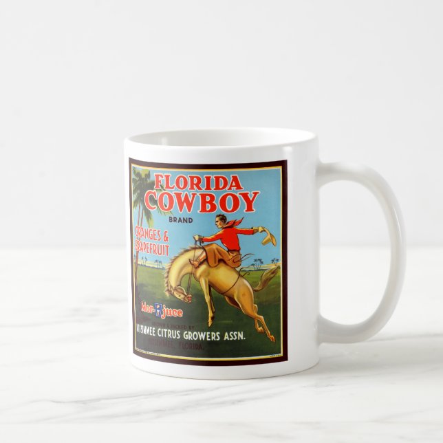 Taza De Café Vaquero de la Florida (Derecha)