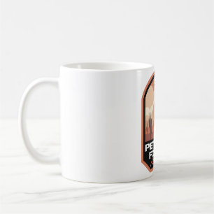 Taza De Café Vaquero del desierto del Parque Nacional del Bosqu