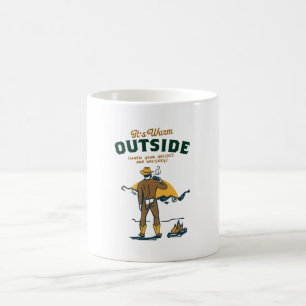 Taza De Café Vaquero Divertido Bebiendo Whisky