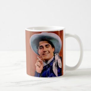 Taza De Café vaquero guapo con cigarrillo