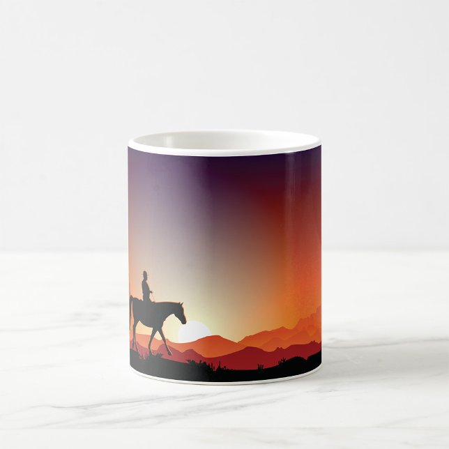 Taza De Café Vaquero Montando Una Mugre De Caballo (Subido por el creador)
