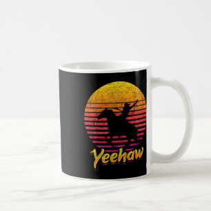 Taza De Café Vaquero Occidental de Texas Yeehaw Caballo