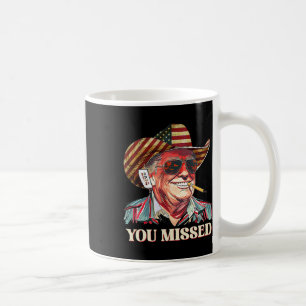 Taza De Café Vaquero Occidental Trump Te Perdiste Bandera Ameri