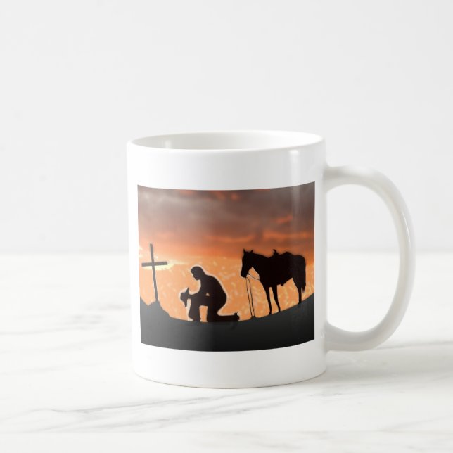 Taza De Café Vaquero solitario (Derecha)